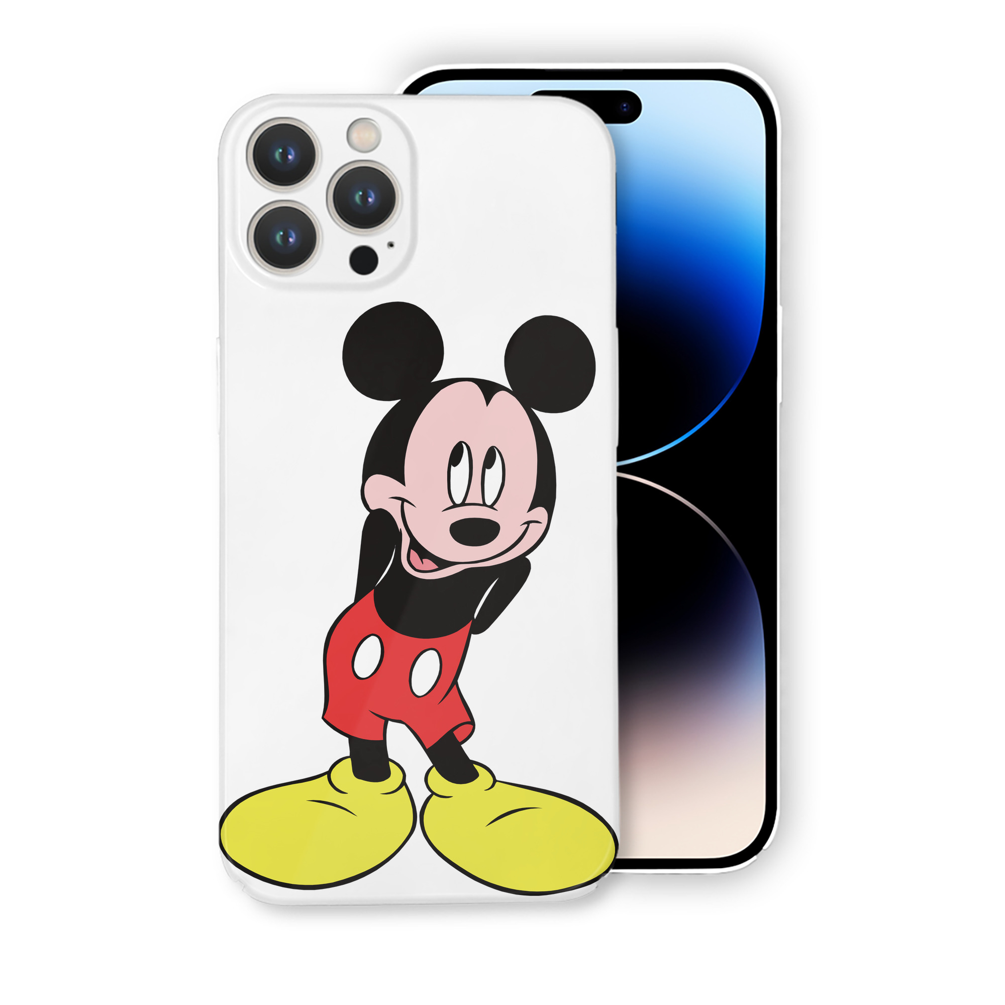 （画像用） ミッキーマウス Mickey Mouse 【iPhone 14シリーズ対応】ハードケース